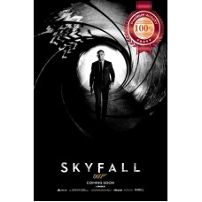 SKYFALL JAMES BOND 007 GUNBARREL ORIGINAL CINEMA MOVIE PRINT PREMIUM POSTER