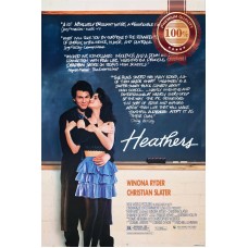 HEATHERS 1989 80s ORIGINAL OFFICIAL CINEMA MOVIE FILM PRINT PREMIUM POSTER