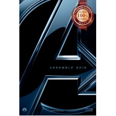 THE AVENGERS TEASER A ASSEMBLE ORIGINAL CINEMA MOVIE PRINT PREMIUM POSTER