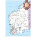 WESTERN AUSTRALIA WA STATE ROADS MAP OF AUS WALL CHART PRINT PREMIUM POSTER