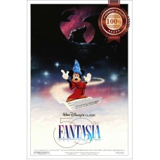 FANTASIA 1940 40s DISNEY CLASSIC ORIGINAL CINEMA MOVIE PRINT PREMIUM POSTER