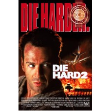 DIE HARD 2 1990 90s DIE HARDER ORIGINAL CINEMA MOVIE FILM PRINT PREMIUM POSTER
