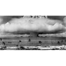 HUGE PREMIUM ATOMIC BOMB TEST WAR MILITARY MAN CAVE PICTURE ART PRINT POSTER