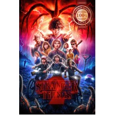 STRANGER THINGS 2 ORIGINAL ART CAST TV SERIES SHOW OFFICIAL PRINT PREMIUM POSTER
