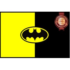 BATMAN LOGO CLASSIC DC ART COMICS MOVIE HOME PHOTO PRINT - PREMIUM POSTER