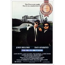 THE BLUES BROTHERS 1980 80s ORIGINAL OFFICIAL CINEMA MOVIE PRINT PREMIUM POSTER
