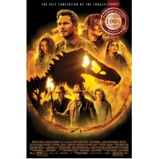 JURASSIC WORLD DOMINION MAIN ORIGINAL OFFICIAL CINEMA MOVIE PRINT PREMIUM POSTER