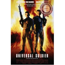 UNIVERSAL SOLDIER 1992 2 ORIGINAL OFFICIAL CINEMA MOVIE PRINT PREMIUM POSTER