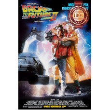 BACK TO THE FUTURE 2 II TWO 1989 MOVIE ORIGINAL CLASSIC ART PRINT PREMIUM POSTER