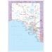 SOUTH AUSTRALIA SA STATE ROADS MAP OF AUS WALL CHART PRINT PREMIUM POSTER