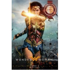 WONDER WOMAN 2017 TEASER RUNNING CINEMA MOVIE FILM ORIGINAL PRINT PREMIUM POSTER