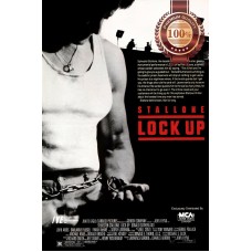 LOCK UP V2 B&W 1989 80s STALLONE ORIGINAL CINEMA MOVIE PRINT PREMIUM POSTER