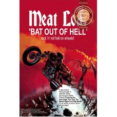 MEAT LOAF BAT OUT OF HELL 1977 70s ORIGINAL BAND MUSIC PRINT PREMIUM POSTER