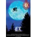 E.T THE EXTRA TERRESTRIAL MOON ET 80s ORIGINAL MOVIE CINEMA PRINT PREMIUM POSTER