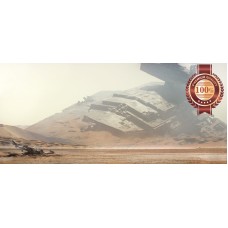 THE FORCE AWAKENS STAR SHIP GRAVEYARD JAKKU STAR WARS PHOTO PRINT PREMIUM POSTER