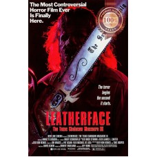 LEATHERFACE THE TEXAS CHAINSAW MASSACRE 3 ORIGINAL MOVIE PRINT PREMIUM POSTER