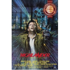 HIGHLANDER 1 1986 80s ORIGINAL OFFICIAL CINEMA MOVIE FILM PRINT PREMIUM POSTER
