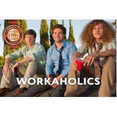 WORKAHOLICS SITTING ON ROOF CAST OFFICIAL SERIES TV SHOW PRINT PREMIUM POSTER