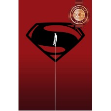 SUPERMAN MAN OF STEEL SUPER MAN MOVIE RED WALL ART PRINT - PREMIUM POSTER