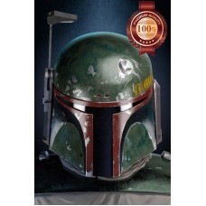 BOBA FETT HELMET MASK CLOSE UP STARWARS STAR WARS ART PRINT PREMIUM POSTER