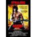 RAMBO FIRST BLOOD PART 2 TWO II MOVIE ORIGINAL CINEMA PRINT PREMIUM POSTER