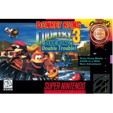 DONKEY KONG COUNTRY 3 SNES ORIGINAL VIDEO GAME ART ARTWORK PRINT PREMIUM POSTER