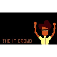 THE IT CROWD TV SHOW FUNNY PIXEL ARTWORK WALL ART PRINT PREMIUM POSTER