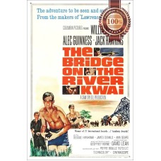 THE BRIDGE OVER THE RIVER KWAI ORIGINAL OFFICIAL MOVIE PRINT PREMIUM POSTER