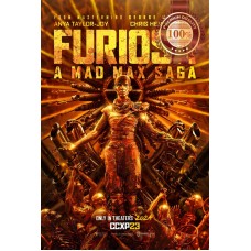 FURIOSA A MAD MAX SAGA 2024 GOLD V2 ORIGINAL MOVIE CINEMA PRINT PREMIUM POSTER