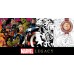 MARVEL LEGACY CHARACTERS DRAWING PAINTING ARTWORK ART PRINT PREMIUM POSTER