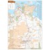DETAILED NORTHERN TERRITORY NT STATE ROADS AUSTRALIA MAP OF AUS PRINT POSTER