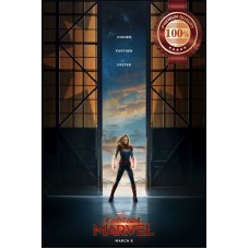 CAPTAIN MARVEL HIGHER FURTHER FASTER OFFICIAL MOVIE PRINT PREMIUM POSTER