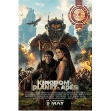 KINGDOM OF THE PLANET OF THE APES 2024 MOVIE FILM CINEMA PRINT PREMIUM POSTER