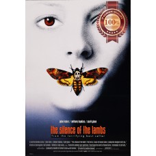 THE SILENCE OF THE LAMBS 1991 ORIGINAL OFFICIAL MOVIE PRINT PREMIUM POSTER