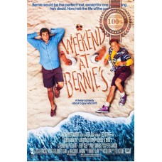 WEEKEND AT BERNIES 1989 80s OFFICIAL ORIGINAL CINEMA MOVIE PRINT PREMIUM POSTER