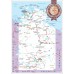 NORTHERN TERRITORY STATE ROADS AUSTRALIA MAP OF AUS CHART PRINT PREMIUM POSTER