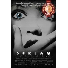 SCREAM 1 FIRST ORIGINAL1996 SLASHER CINEMA FILM MOVIE PRINT PREMIUM POSTER