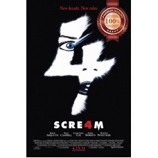 SCREAM 4 FOUR IV ORIGINAL 2011SLASHER CINEMA FILM MOVIE PRINT PREMIUM POSTER