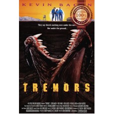 TREMORS 1990 90s KEVIN BACON FILM OFFICIAL CINEMA MOVIE PRINT PREMIUM POSTER