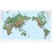 DETAILED MAP OF THE WORLD ATLAS LATITUDE LONGITUDE WALL PRINT PREMIUM POSTER