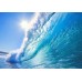 BEAUTIFUL BLUE WAVE SEA SURF SUN BEACH HOME DECOR ART PRINT PREMIUM POSTER