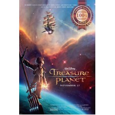 TREASURE PLANET 2002 DISNEY ORIGINAL MOVIE CINEMA PRINT PREMIUM POSTER