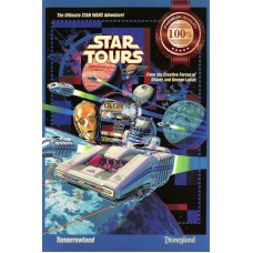 STAR TOURS STAR WARS DISNEYLAND TOMORROWLAND OFFICIAL PRINT PREMIUM POSTER