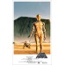 STAR WARS C3PO & R2D2 A NEW HOPE EPISODE 4 MOVIE ORIGINAL PRINT PREMIUM POSTER