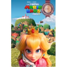 THE SUPER MARIO BROS MOVIE PRINCESS PEACH 2023 ORIGINAL CINEMA PREMIUM POSTER