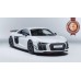 AUDI R8 WHITE DREAM SUPER HYPER CAR FRONT RIGHT SIDE PRINT PREMIUM POSTER