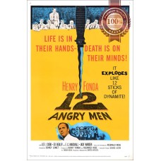 12 ANGRY MEN 1957 50s ORIGINAL CINEMA MOVIE FILM ART PRINT PREMIUM POSTER