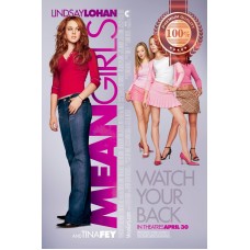 MEAN GIRLS 2004 CINEMA ORIGINAL THEATRICAL MOVIE PRINT PREMIUM POSTER