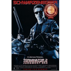TERMINATOR 2 JUDGMENT DAY MOVIE SCHWARZENEGGER ORIGINAL PRINT PREMIUM POSTER