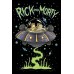 RICK AND MORTY SPACE SHIP DUMP ART TV SHOW ARTWORK DRAWING PRINT PREMIUM POSTER